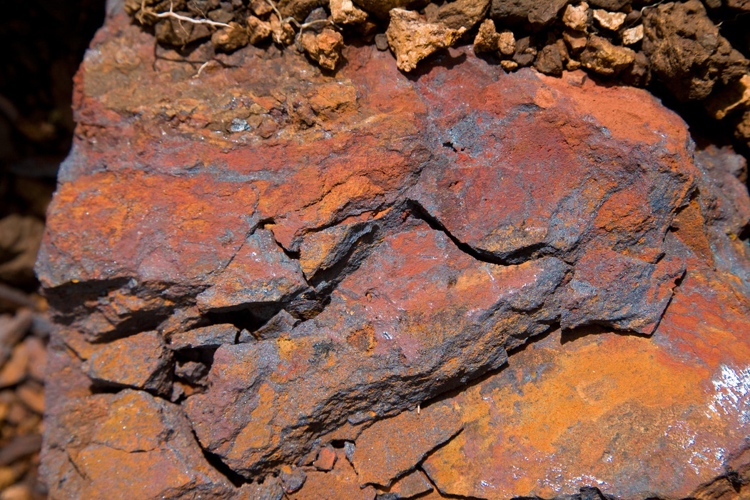 Close up image of 65% Fe ore