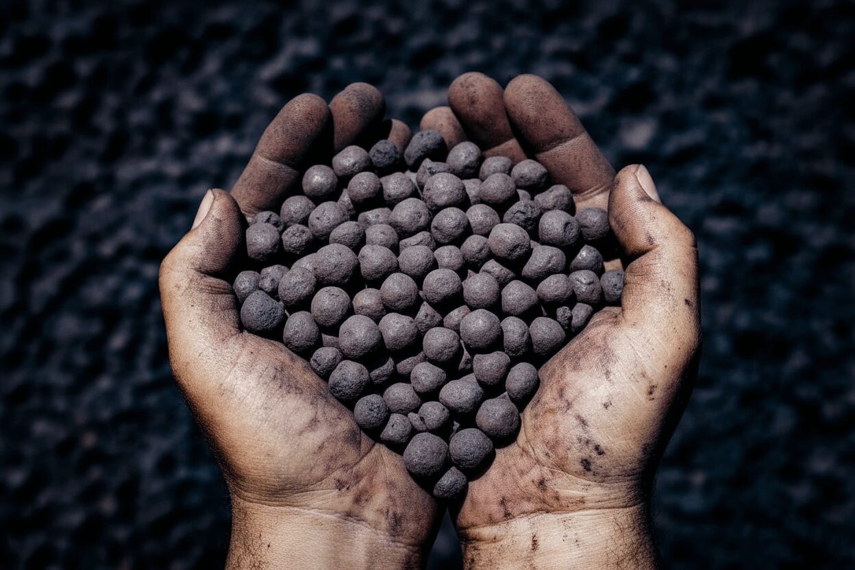 Iron Ore Pellets Generated Image 1248x832 Optimised